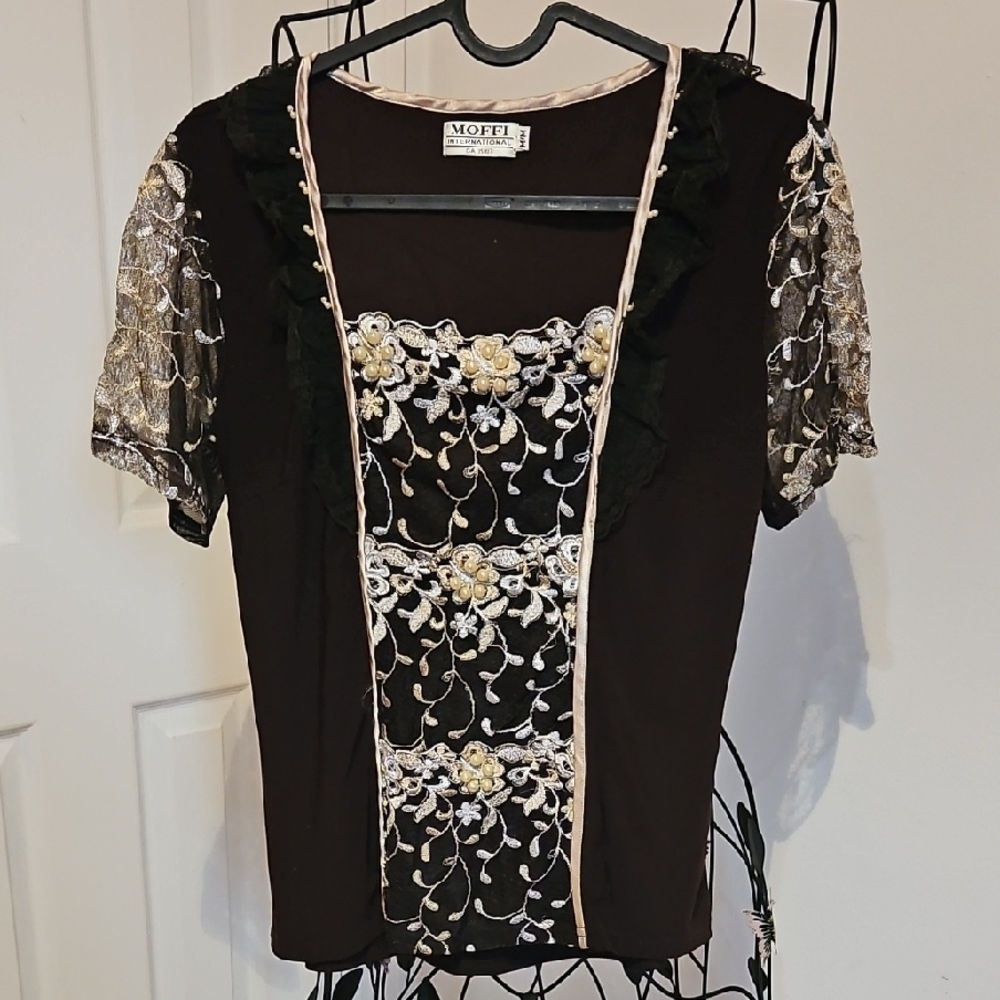 Embroidered Women's Top